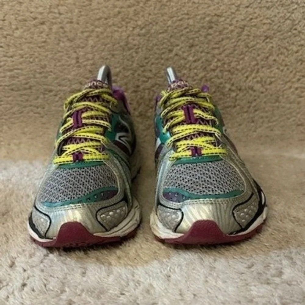 New Balance 1080v3 Womens 7 Running Shoes Teal Purple Silver W1080SP3 N2